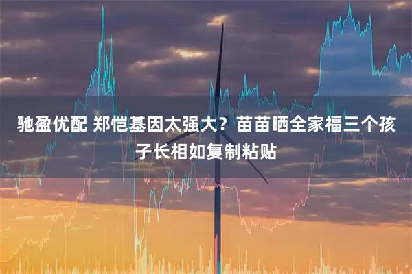 驰盈优配 郑恺基因太强大？苗苗晒全家福三个孩子长相如复制粘贴