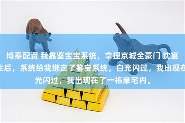 博泰配资 我靠鉴宝宝系统，拿捏京城全豪门 沈宴林夏沈慕辰 重生后，系统给我绑定了鉴宝系统。白光闪过，我出现在了一栋豪宅内。