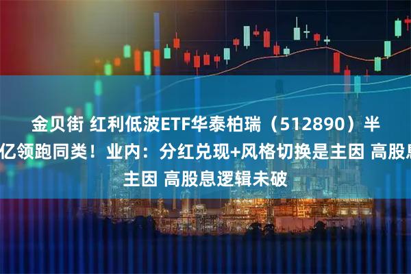 金贝街 红利低波ETF华泰柏瑞（512890）半日成交超9亿领跑同类！业内：分红兑现+风格切换是主因 高股息逻辑未破