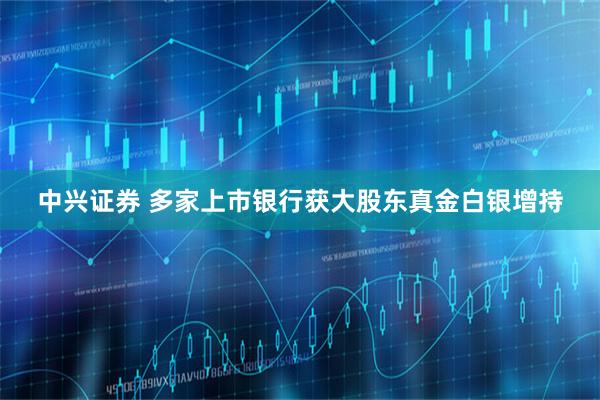 中兴证券 多家上市银行获大股东真金白银增持
