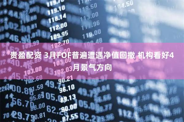 贵盈配资 3月FOF普遍遭遇净值回撤 机构看好4月景气方向