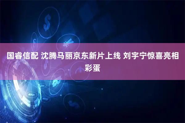国睿信配 沈腾马丽京东新片上线 刘宇宁惊喜亮相彩蛋